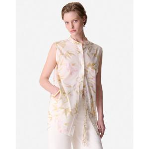 바네사브루노 25SS 시즌오프 멀티 플라워 민소매 블라우스 VIBL5E211MU