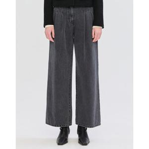 질스튜어트 뉴욕 여성 25SS 시즌오프 인기 급상승 그레이 워싱 코튼 데님팬츠 JSPA5A650G2