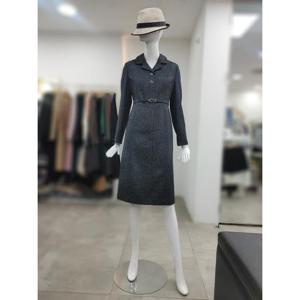 SI 세이브존04 테일러드 울혼방 벨티드 원피스 SJO2125180BK