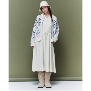 프릴넥 핀턱 플레어 원피스 PR4WO161