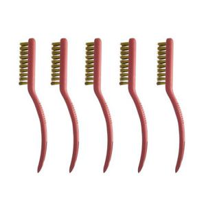 민광 철브러쉬(소)x(5개) K-252 신주솔 쇠브러쉬 철솔 철브러쉬 틈새솔 욕실솔 청소솔 청소브러쉬