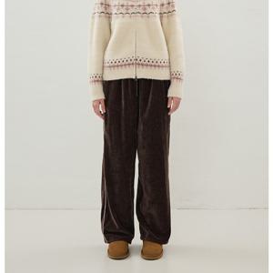 [올리브데올리브] 벨벳 트랙 팬츠 OE5WLB150