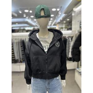 행텐0 세이브존03 여성 스몰 자수 크롭 기모 후드집업 cbs10490-134-851-12100