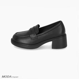 [엘칸토]경량 쿠션 힐로퍼 청키 여성 로퍼 2XWD43XU-GN