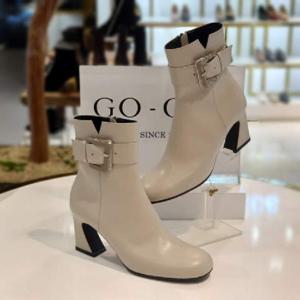 고세 여성 앵클부츠 GEA3022 크림 7CM