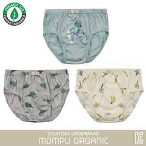 맘푸 오가닉 40수 싱글 퍼니로봇 3매입 남아 팬티