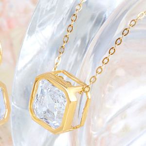 [제메이스] 14K 사각 도형 목걸이