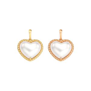 [제메이스] 14K 하트 진주 펜던트