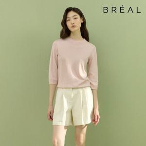 브리엘 실크 블렌딩 니트 1종_핑크