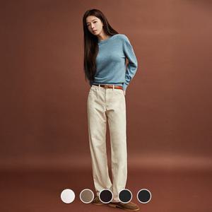 [지오다노/본사] 415912 여 코듀로이 스트레이트 팬츠