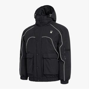 [스파이더] 남성 후드 디테처블 다운 점퍼 SPGWCNDJ332MBLK