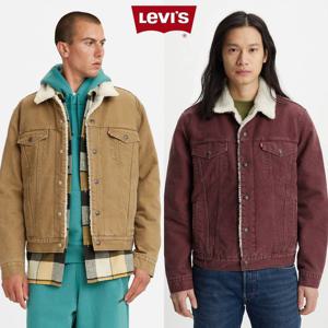 리바이스 163650158 남자 프리미엄 캔버스 양털 트러커 자켓