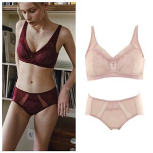 [비너스] 오르화 노와이어 풀사이드 커버업 노와이어 AB컵 브라+햄팬티 [OBR3216A_B OPT3216H]