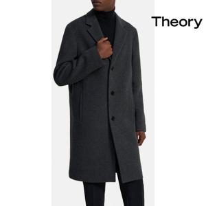 띠어리 theory M0971428 남자 울 멜튼 소재의 싱글 롱 코트