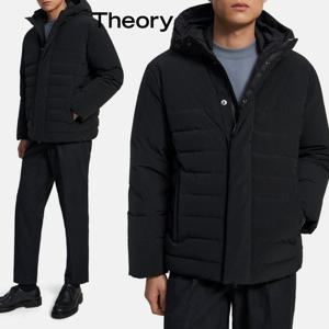 띠어리 theory M0977421 남자 페이퍼 나일론 패딩 후드 자켓