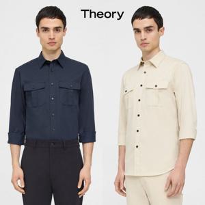띠어리 theory N0674501 남자 면혼방 야상 밀리터리 Irving 셔츠