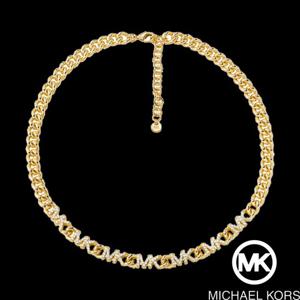 마이클 코어스 14553229 여자 14K 골드 백금 도금 황동 목걸이