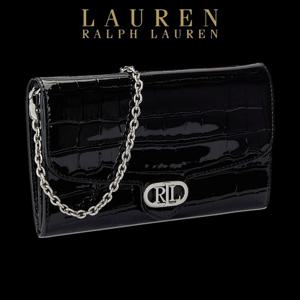 폴로 랄프로렌 17618868 여자 악어무늬 가죽 Adair 크로스백