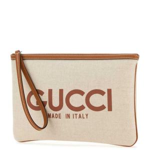 구찌 Gucci 777165FACUL 8451 여자 로고 프린티드 클러치 백