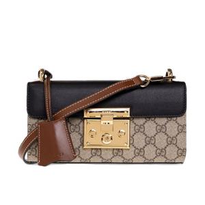 구찌 Gucci 735103KLQJG 9785 여자 Padlock 미니 숄더백