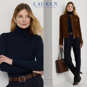 폴로 랄프로렌 19591764 여자 실크 혼방 터틀넥 스웨터