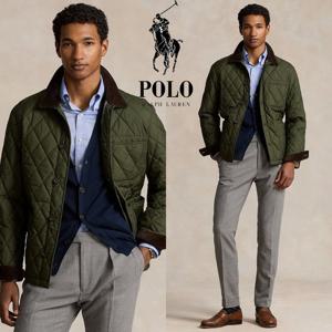 폴로 랄프로렌 17951076 남자 Beaton 발수 퀼팅 유틸리티  자켓