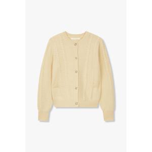 [지컷]케이블 패턴 울 니트 가디건7254450112