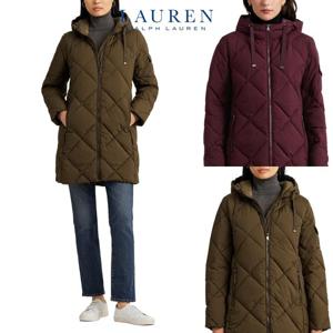 폴로 랄프로렌 10022370 여자 퀼팅 후드 롱 패딩 자켓