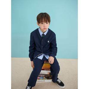 [빈폴키즈] 와플소재 가디건 세트 네이비 (BI5141U07R)