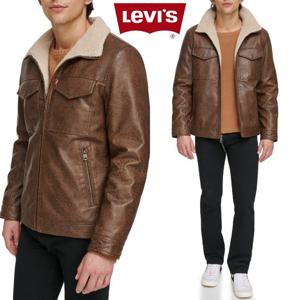 리바이스 C5YH3XV6 남자 인조가죽 안감 양털 자켓