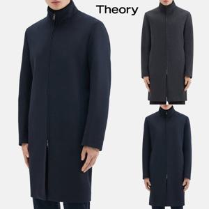 띠어리 theory N0871404 남자 스탠드 칼라 울 혼방 코트 자켓