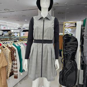 [링스골프]풀오픈민소매 체크패턴원피스L21D2JO254_IC