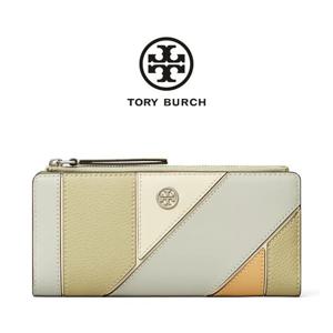 토리버치 154913 여자 지갑 Robinson 컬러블럭 접이식 장지갑