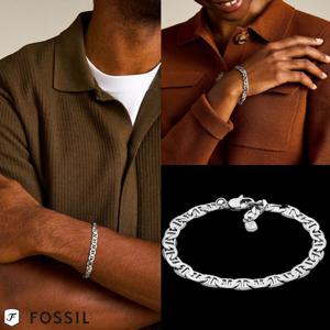 파슬 Fossil JA7239040 남자 여자 Heritage Anchor 체인 팔찌