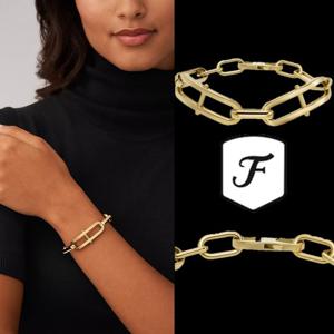 파슬 Fossil JF04528710 여자 헤리티지 D-Link 체인 팔찌