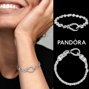 판도라 Pandora 598911C00 여자 남자 청키 인피니티 노트 체인 팔찌