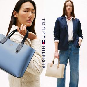 타미힐피거 TOMMY HILFIGER 198296172812 여자 가방 페블 로고 토트 크로스백