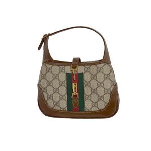 여성구찌 재키 1961 미니 숄더백 베이지 에보니 637092-HUHHG-8565