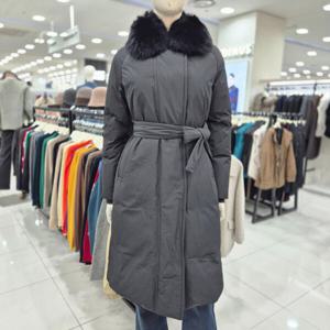 [조이너스]여성 브랜드 24신상 구스다운 A라인 롱 패딩 점퍼JEW1