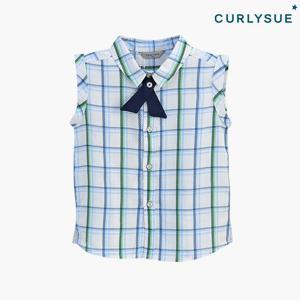 [컬리수]아동 민소매 체크타이 셔츠 CPM2GQSH51