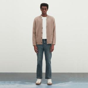 [인디안]중년 남성 솔리드 자켓형 가디건 MUOBC4F841134GL