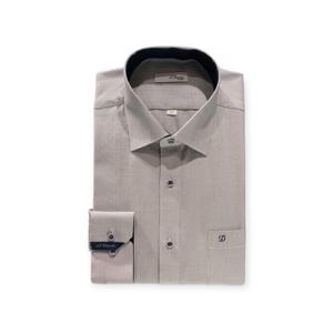 [에스티듀퐁(셔츠)]네이비 면혼방 도비조직 비즈니스 캐쥬얼셔츠 SE5FM11LS108SNY