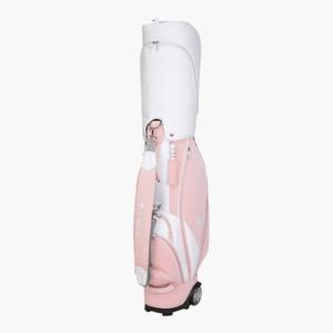 데상트골프 캐디백 TQT DP12WFCB11-LPKG 여성 빅휠 블라썸 트롤리 캐디백 / LPKG