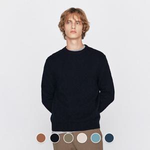 [지오다노/본사] 055920 7gg 메리노울 크루넥 니트 스웨터