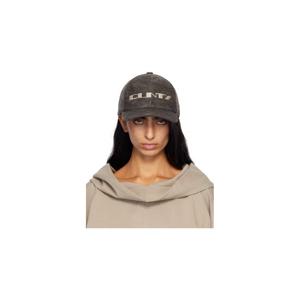25 FW 릭오웬스 여성 그레이 콘코르디안 볼캡 252126F016000