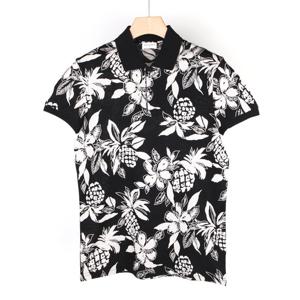 [클로딩캡슐] 플라워파인애플 반팔PK 블랙화이트 BMK454120