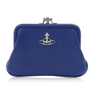 [비비안 웨스트우드] 그레인 레더 더블 프레임 퍼스지갑 52020041 L001J K401