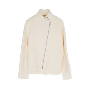 [엘러브] 새상품 에르메스 캐시미어 해링턴 자켓 36 블랑까세 5HA1153