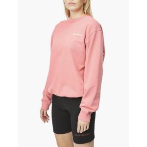 SPORTY&RICH 스포티앤리치 여성 핑크 뉴 헬스 크루넥 플라밍고 맨투맨 CR495FL