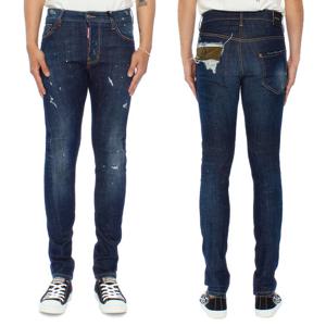 디스퀘어드2 레드 스팟 빈티지 티디 바이커진 S74LB0203